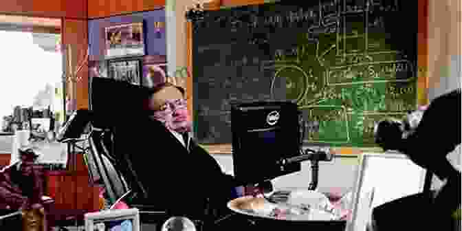 A Captivating Illustration Depicting Stephen Hawking Standing In Front Of A Blackboard, Explaining Complex Cosmic Concepts With His Iconic Wheelchair Brief Answers To The Big Questions