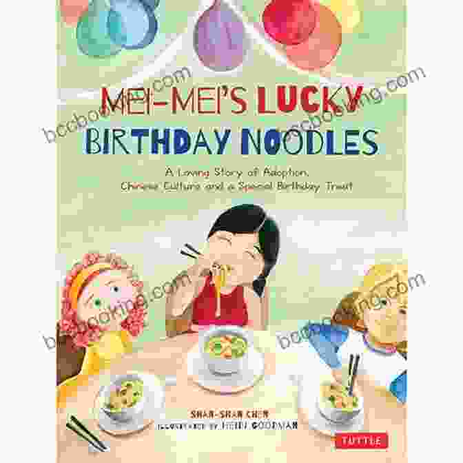 A Family Gathered In Bed, Reading 'Mei Mei Lucky Birthday Noodles' Together Mei Mei S Lucky Birthday Noodles: A Loving Story Of Adoption Chinese Culture And A Special Birthday Treat