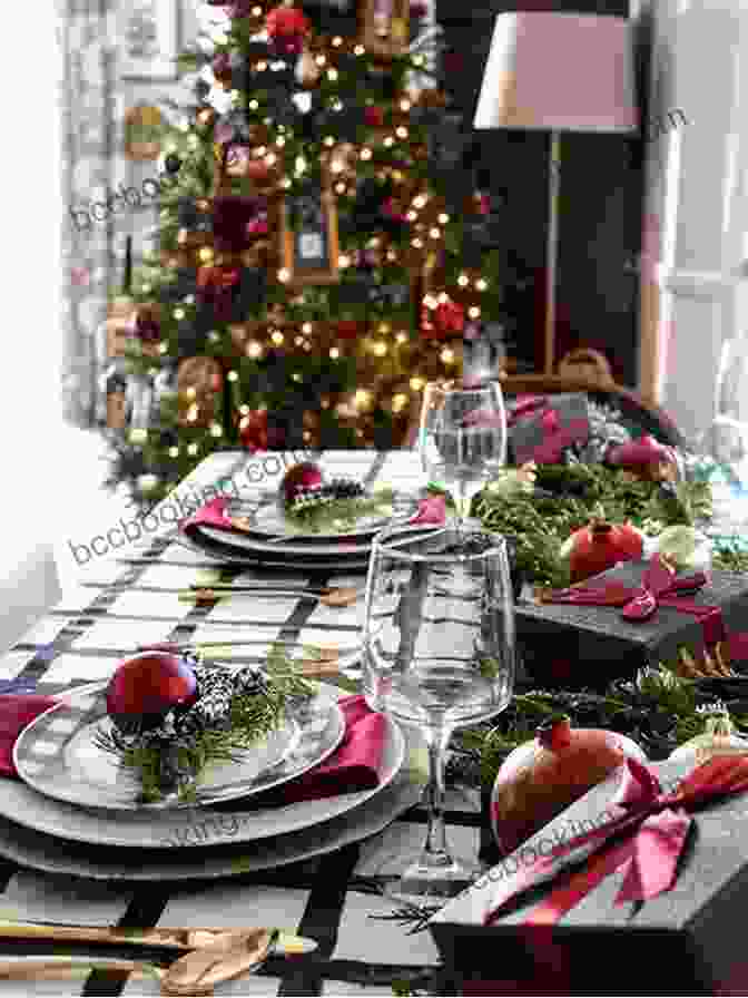 A Festive Holiday Table Adorned With Traditional Dishes And Decorative Accents, Embodying The Spirit Of The Season And Creating A Warm, Inviting Atmosphere For Cherished Memories. The Super Easy With British Bake Off: Over 130 Inspirational Recipes To Keep You Warm On Frosty Days And Date Night