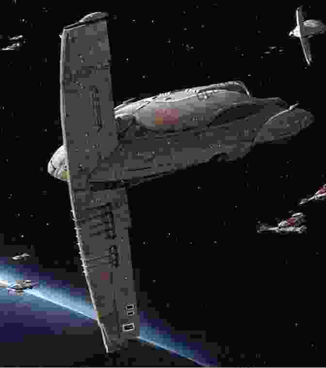 A Fierce Space Battle Between Galactic Union Ships And Xarpti Cruisers. The Hallowed War: A Military Sci Fi