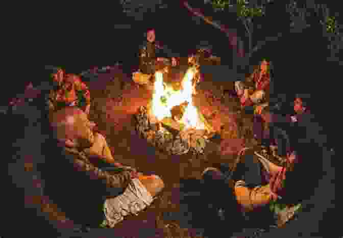 A Group Of People Gathered Around A Bonfire, Listening To A Storyteller The Melungeon Witch S Scandal: A Short Story (The Melungeon Witch Short Story 5)