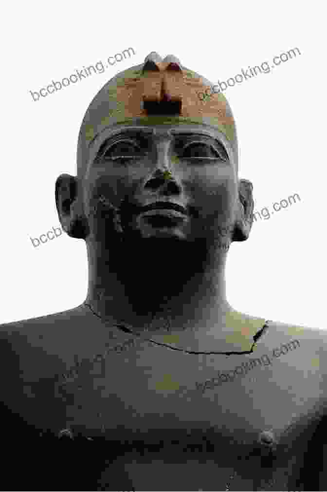A Majestic Portrait Of Pharaoh Taharka, His Countenance Radiating Power And Wisdom. Taharka: Egyptian Nubian Pharaoh Todd Harbinger