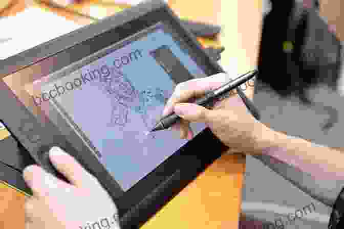 A Person Using A Digital Tablet And Stylus To Draw On A Computer Screen Modern Printmaking: A Guide To Traditional And Digital Techniques