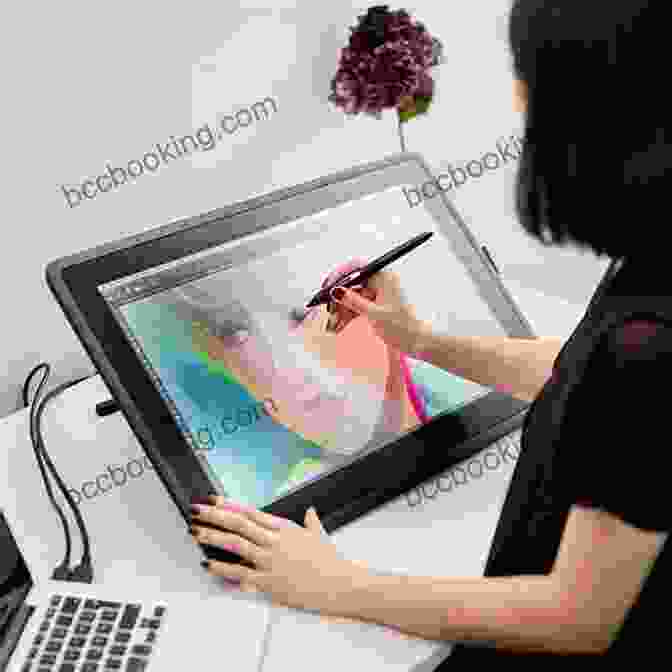 A Person Using A Digital Tablet To Paint Over A Traditional Canvas Modern Printmaking: A Guide To Traditional And Digital Techniques