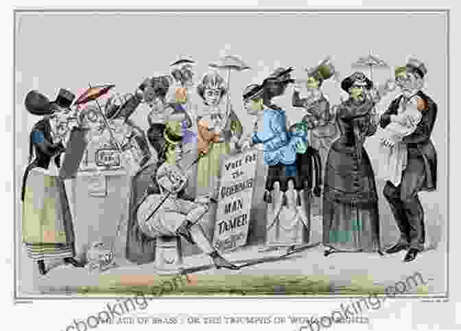 A Political Cartoon Depicting Anti Suffragists Mocking Women's Demands For The Vote. Votes For Women : American Suffragists And The Battle For The Ballot