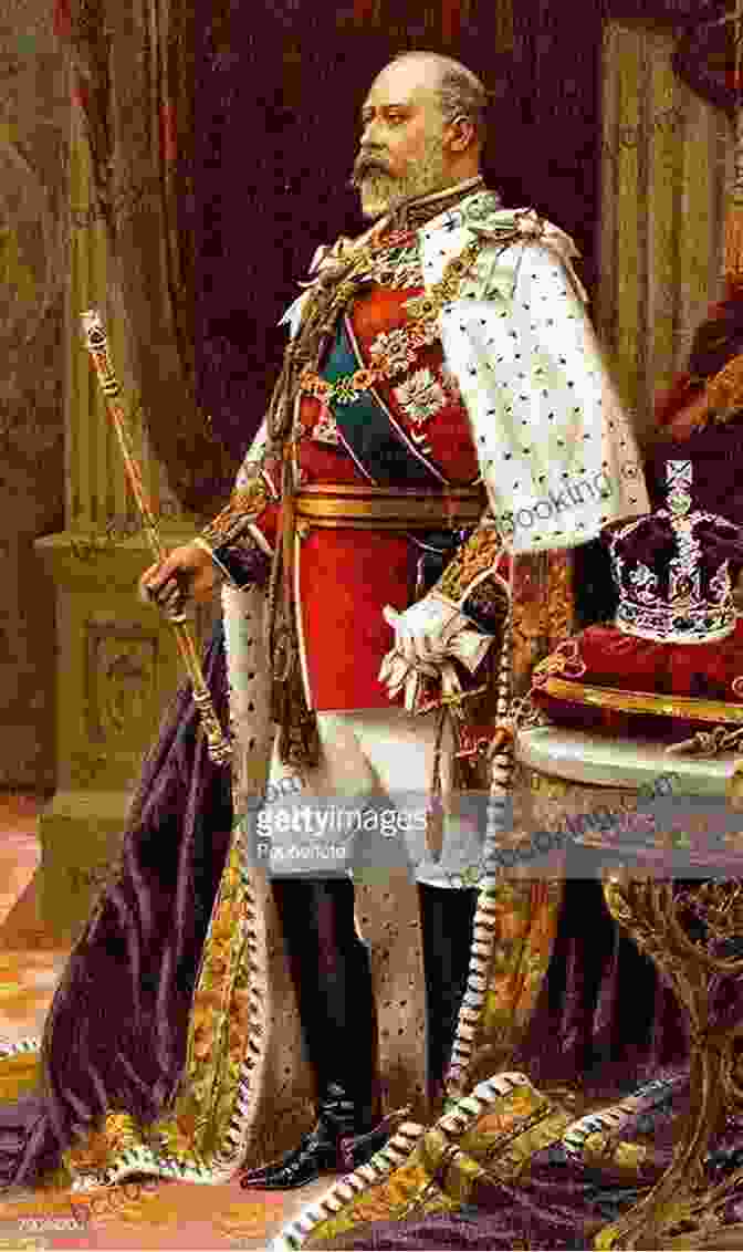 A Portrait Of Edward VII In A Royal Robe, Showcasing His Grand And Regal Appearance The Heir Apparent: A Life Of Edward VII The Playboy Prince