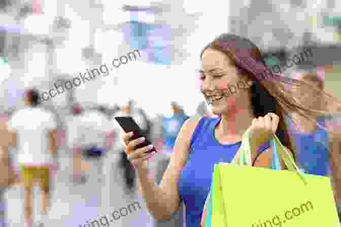 A Shopper Using A Smartphone To Compare Prices In A Physical Store The Great American Shopping Experience: The History Of American Retail From Main Street To The Mall