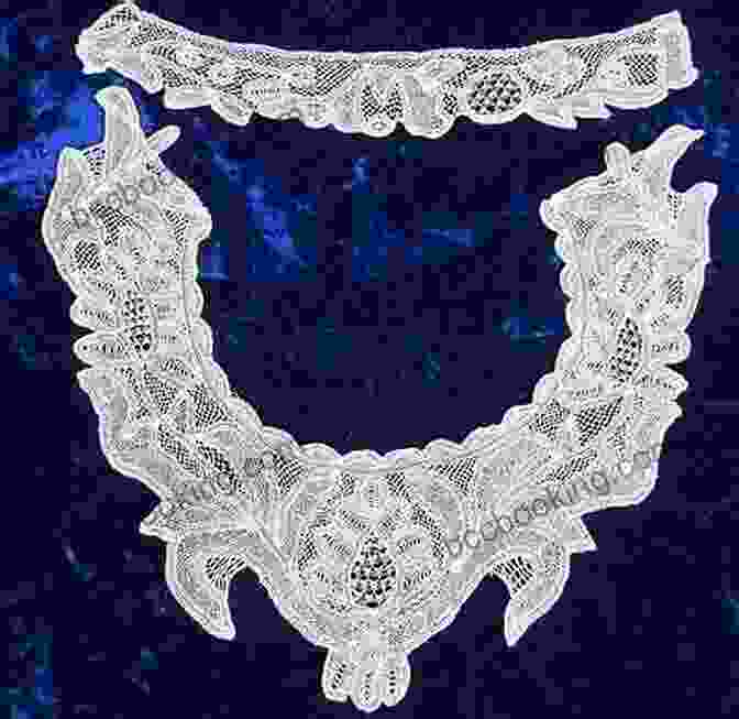 A Stunning Lace Collar Featuring Intricate Stitches And Delicate Motifs. Crochet Collar Patterns Warren Nast
