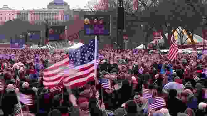 A Waving American Flag Amidst A Cheering Crowd, Symbolizing The Unity And Resilience Of The American Spirit. 100 Things You Want To Know About The United States (Trivia Collections 10)