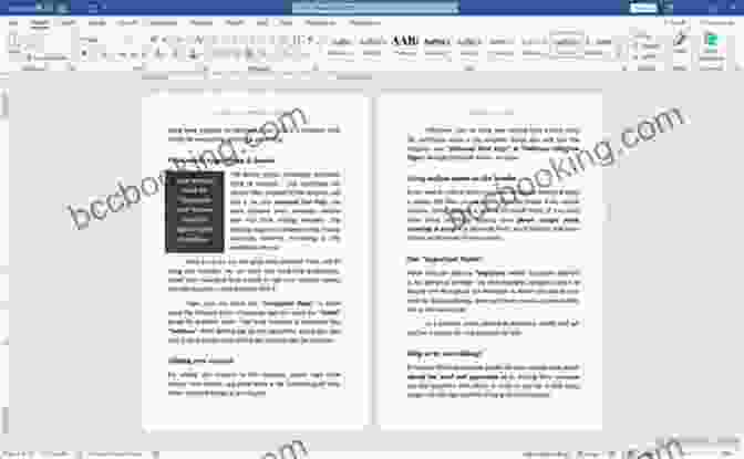An Example Of A Well Formatted Ebook In Microsoft Word, Showing Clear Text, Images, And A Table Of Contents How To Design A EBook Using Microsoft Word: Format A EBook Easily Using Microsoft Word Publish To KDP