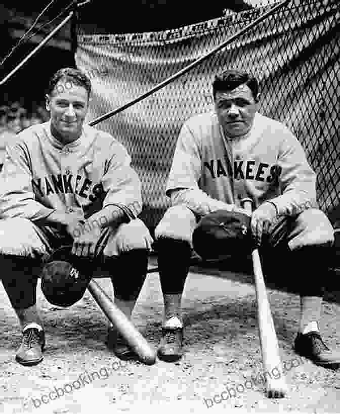 Babe Ruth And Lou Gehrig Sharing A Laugh On The Field. It Was Never About The Babe: The Red Sox Racism Mismanagement And The Curse Of The Bambino