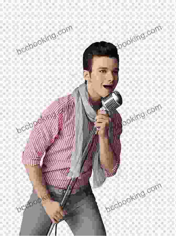Chris Colfer, The Quirky Kurt Of Glee, Posing With A Microphone FAME: The Cast Of Glee #2
