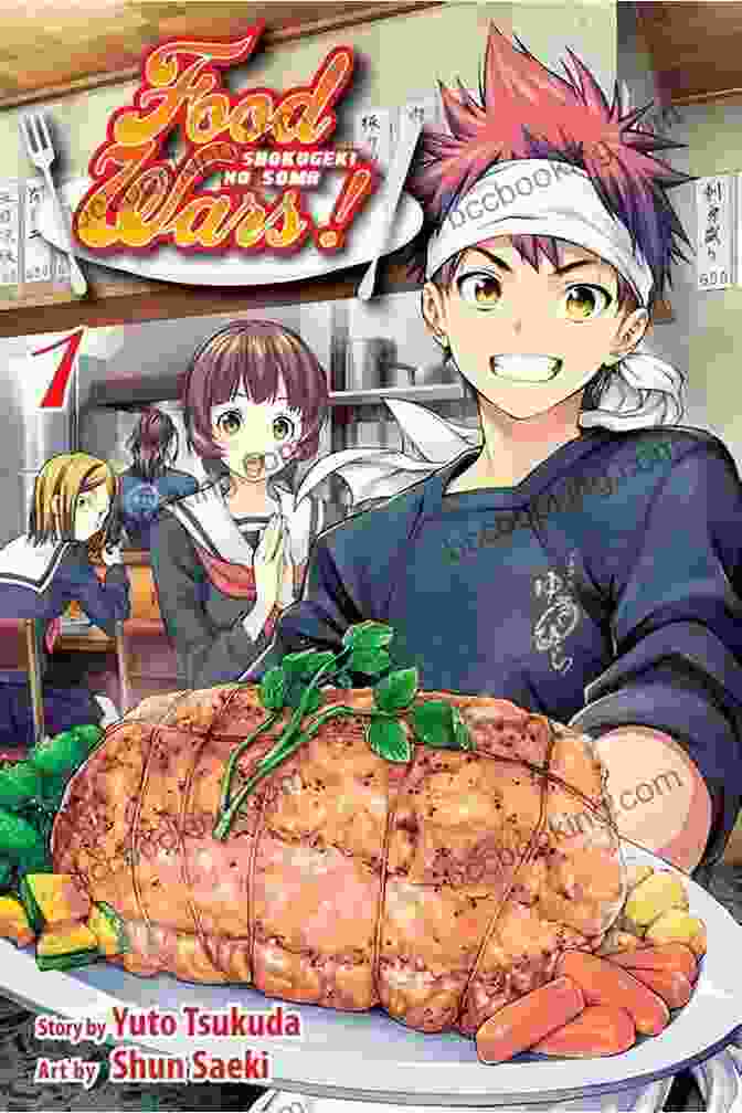 Cover Of Shokugeki No Soma Vol. 1 Manga, Featuring Soma Yukihira Holding A Cooking Knife. Food Wars : Shokugeki No Soma Vol 2: The Ice Queen And The Spring Storm