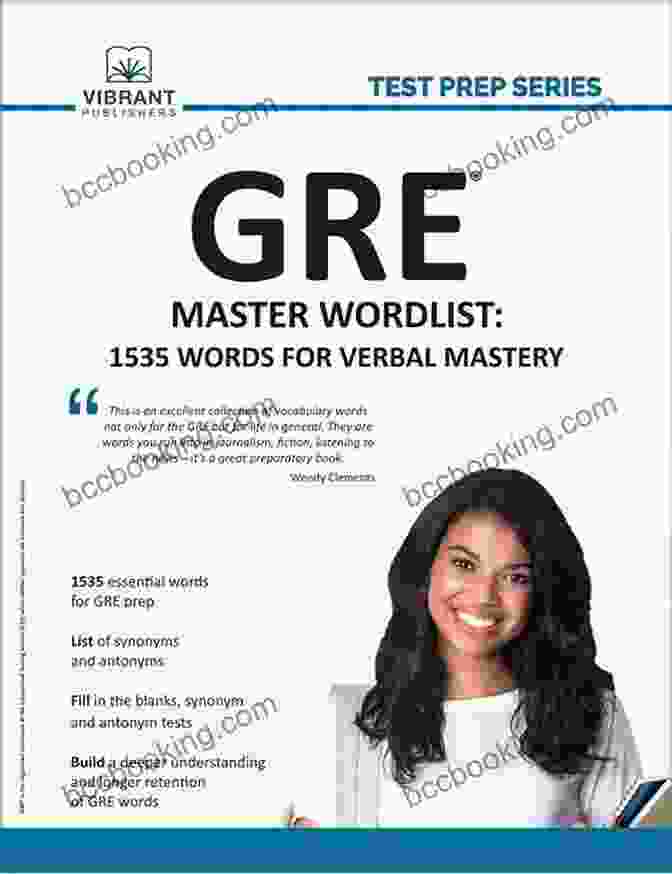 GRE Master Wordlist 1535 Words For Verbal Mastery Book Cover GRE Master Wordlist: 1535 Words For Verbal Mastery