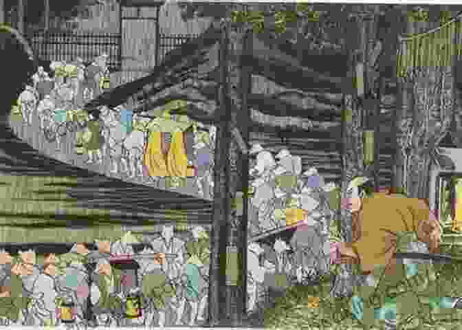 Illustration Of A Fox's Wedding By Shigeru Mizuki Tono Monogatari Shigeru Mizuki