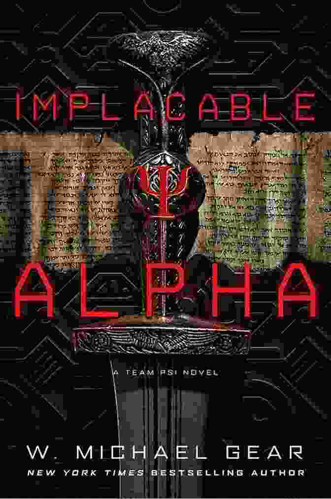 Implacable Alpha Team Psi Book Cover Featuring A Mysterious Figure In The Darkness Implacable Alpha (Team Psi 2)