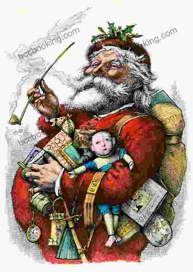 Nast's Iconic Depiction Of Santa Claus With A Bag Full Of Toys Thomas Nast S Christmas Drawings (Dover Fine Art History Of Art)