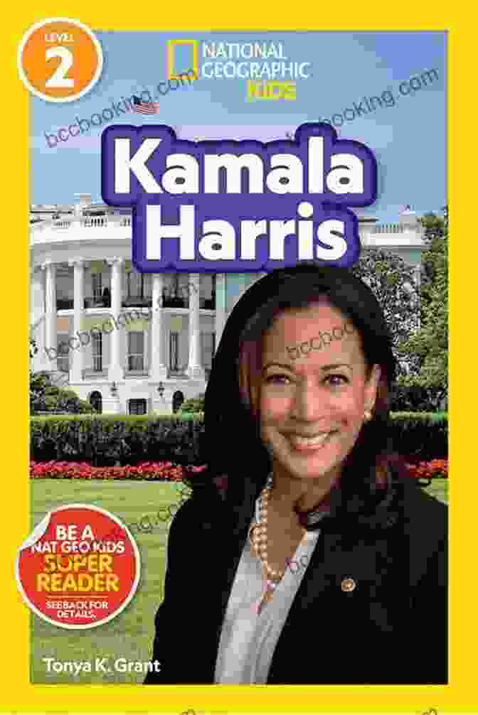 National Geographic Readers Kamala Harris Level 3 Book Cover With Kamala Harris's Photo As Vice President, United States Of America Flag, And National Geographic Logo National Geographic Readers: Kamala Harris (Level 2)