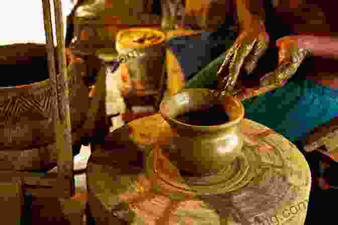 Pottery Being Crafted On A Spinning Wheel In An Ancient Workshop The Crafts And Capitalism: Handloom Weaving Industry In Colonial India