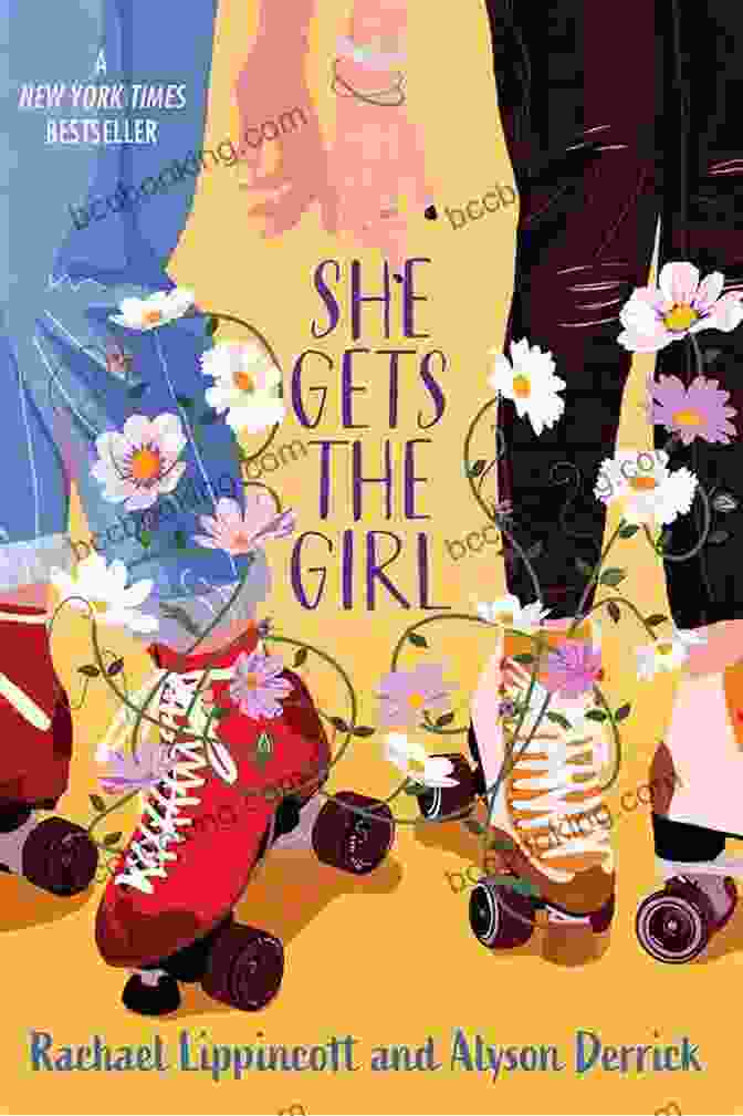 She Gets The Girl Book Cover With A Girl Looking Into A Mirror Holding A Pair Of Rainbow Sunglasses She Gets The Girl Rachael Lippincott