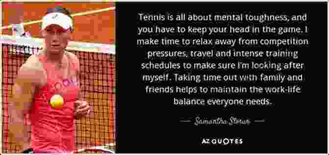Tennis Player Maintaining Composure Under Pressure, Highlighting The Importance Of The Mental Game The Tennis Commandments: Winning At Amateur Tennis And The Parallels To Winning At Life