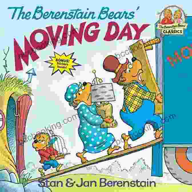 The Berenstain Bears Moving Day Book Cover, Featuring The Bears In A Moving Truck The Berenstain Bears Moving Day (First Time Books(R))