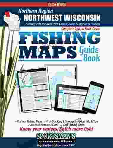 Northwest Wisconsin Northern Region Fishing Map Guide