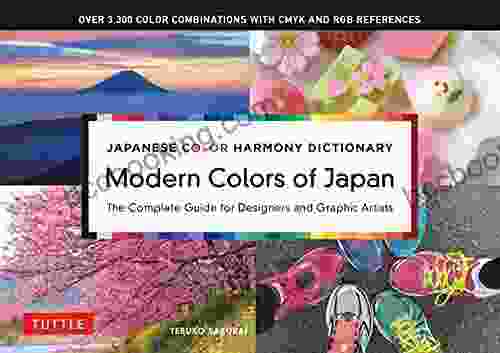 Japanese Color Harmony Dictionary: Modern Colors Of Japan: The Complete Guide For Designers And Graphic Artists (Over 3 300 Color Combinations And Patterns With CMYK And RGB References)