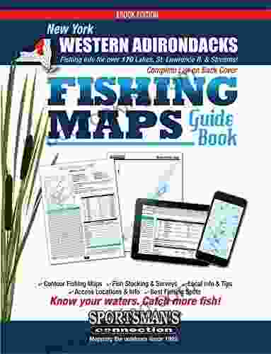 Western Adirondacks New York Fishing Map Guide